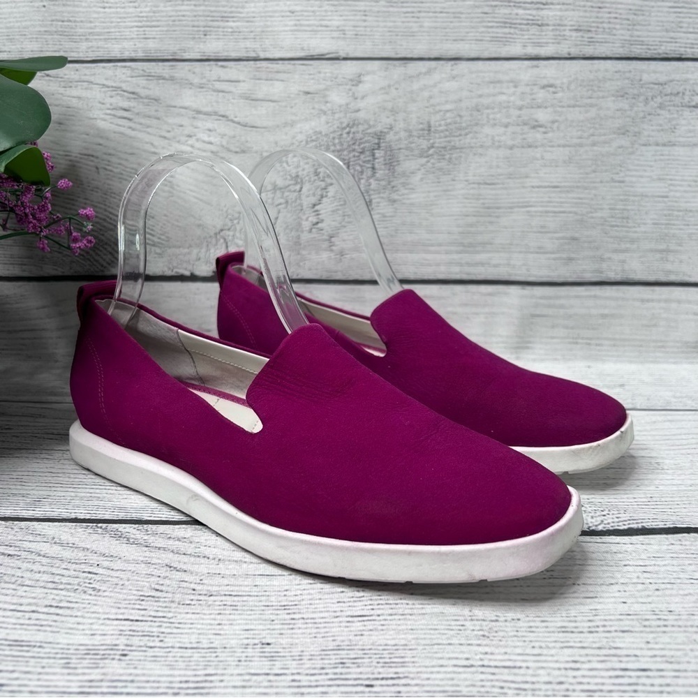 FRANCO Sarto Boston Slip on Shoes Purple Pink Size 7.5M